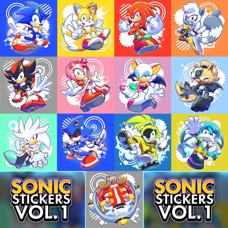 SONIC Stickers Vol.1